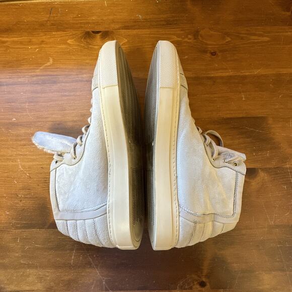 FABIANA FILIPPI Women 9 Gray Suede Shearling Lined Bootie Shoe Mountains - Picture 7 of 10